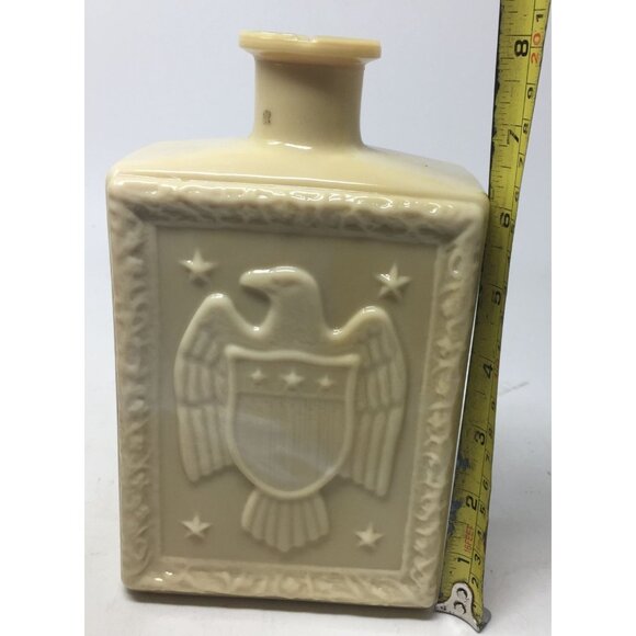 Vintage Beige Americana Patrick Henry Decanter with Eagle on it - Picture 8 of 9